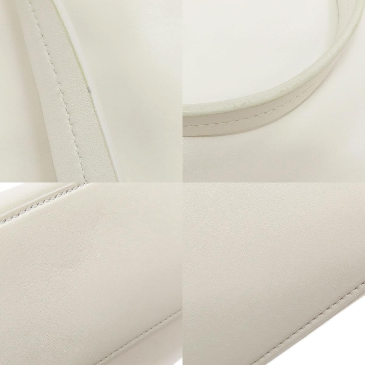 Miu Miu Logo Tote Bag Calf Leather for Women [Used] [MIUMIU] 9