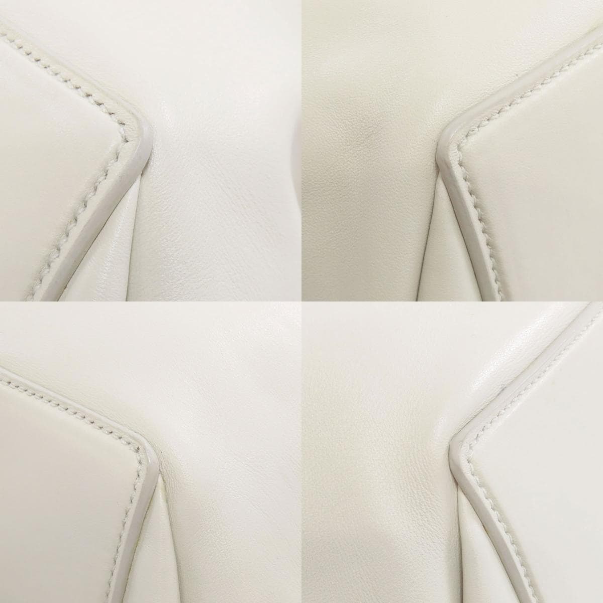 Miu Miu Logo Tote Bag Calf Leather for Women [Used] [MIUMIU] 10