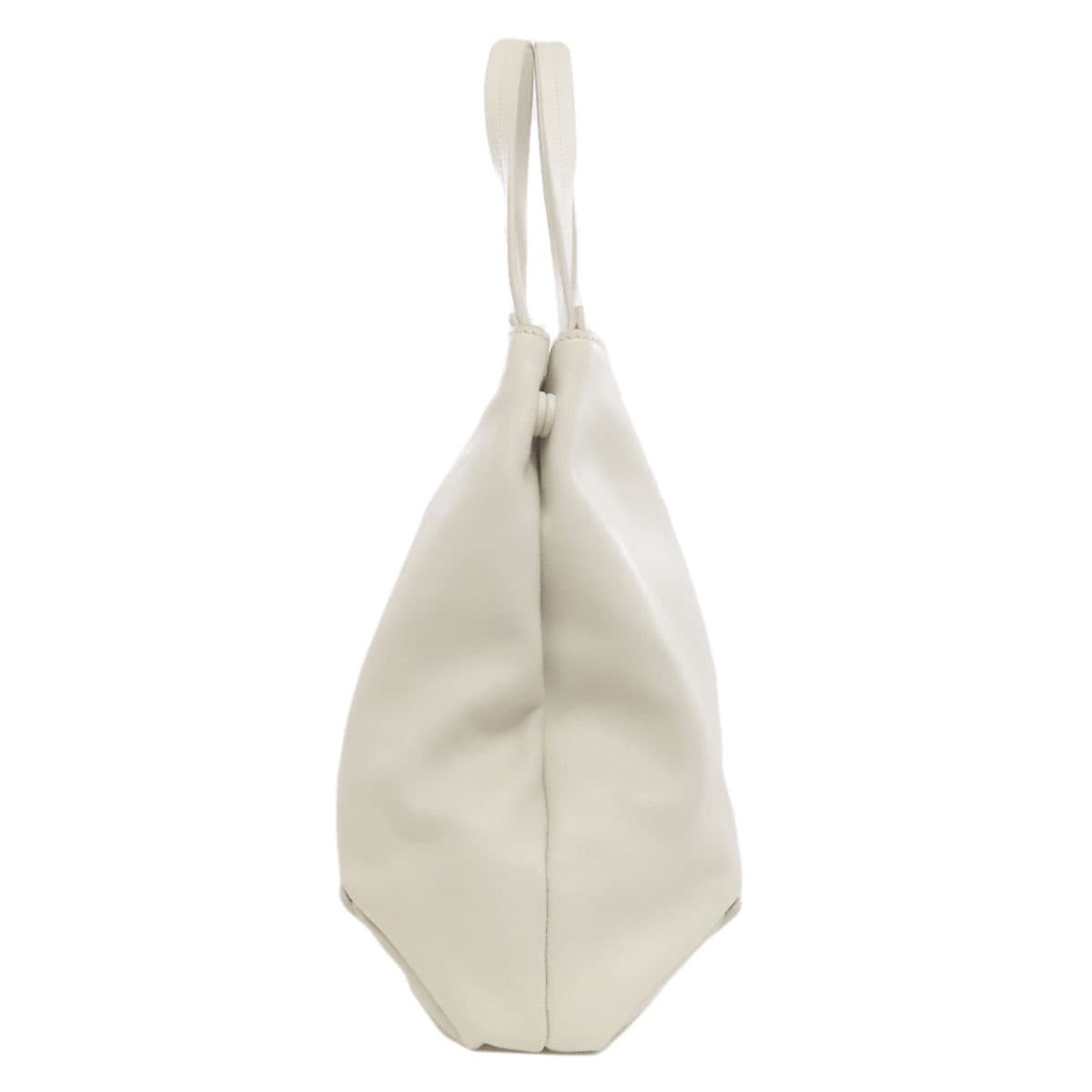 Miu Miu Logo Tote Bag Calf Leather for Women [Used] [MIUMIU] 3