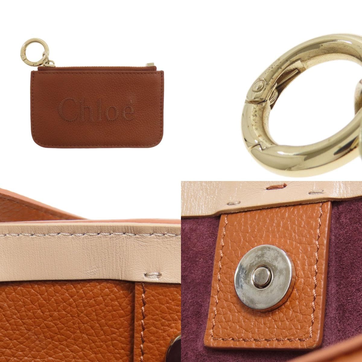 Chloe 2WAY Handbag Leather Ladies [Used] [CHLOE] 7