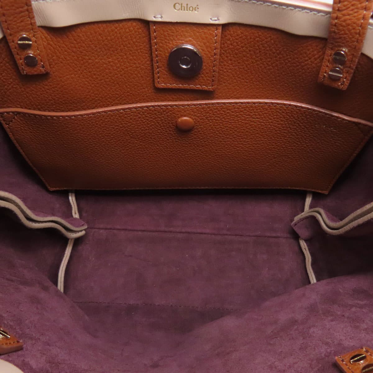 Chloe 2WAY Handbag Leather Ladies [Used] [CHLOE] 5