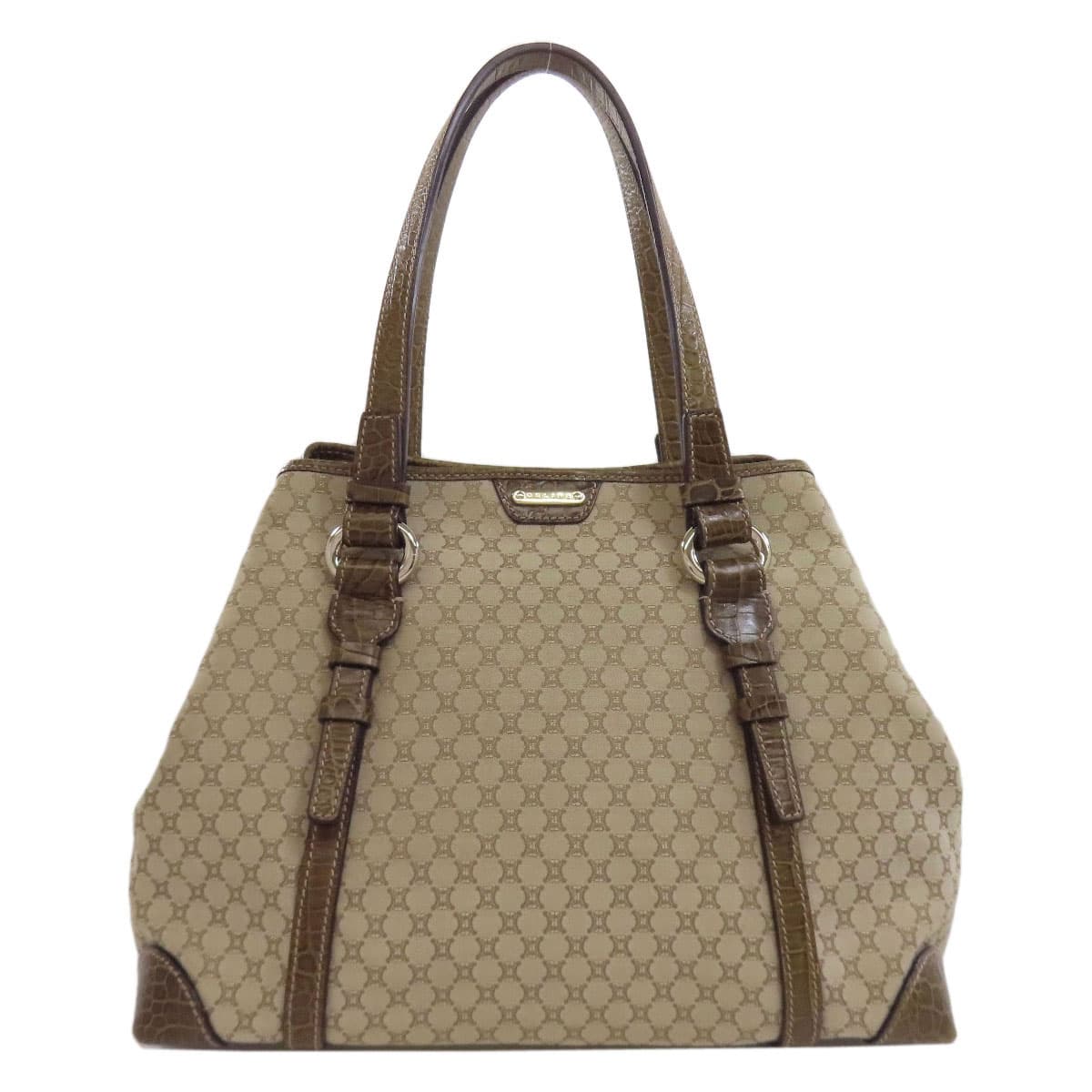 Celine Macadam Pattern Tote Bag Canvas Ladies [Used] [CELINE]