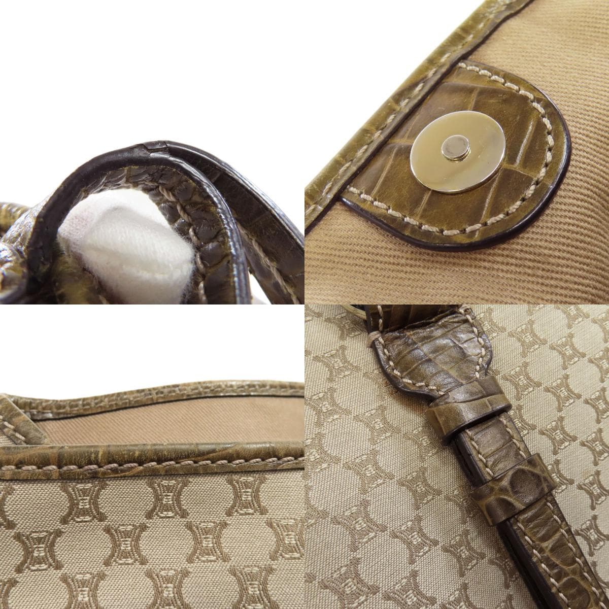 Celine Macadam Pattern Tote Bag Canvas Ladies [Used] [CELINE] 7