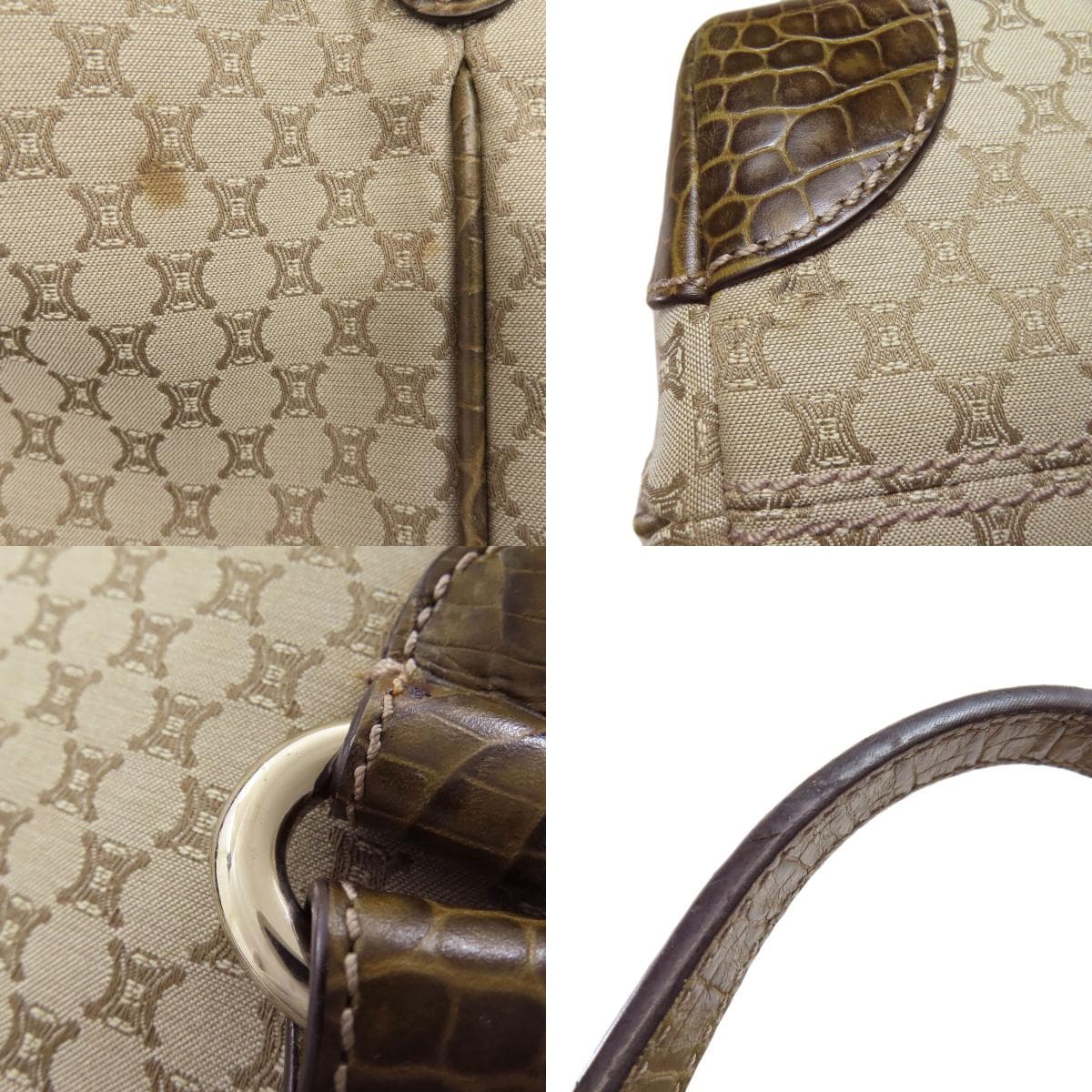 Celine Macadam Pattern Tote Bag Canvas Ladies [Used] [CELINE] 8