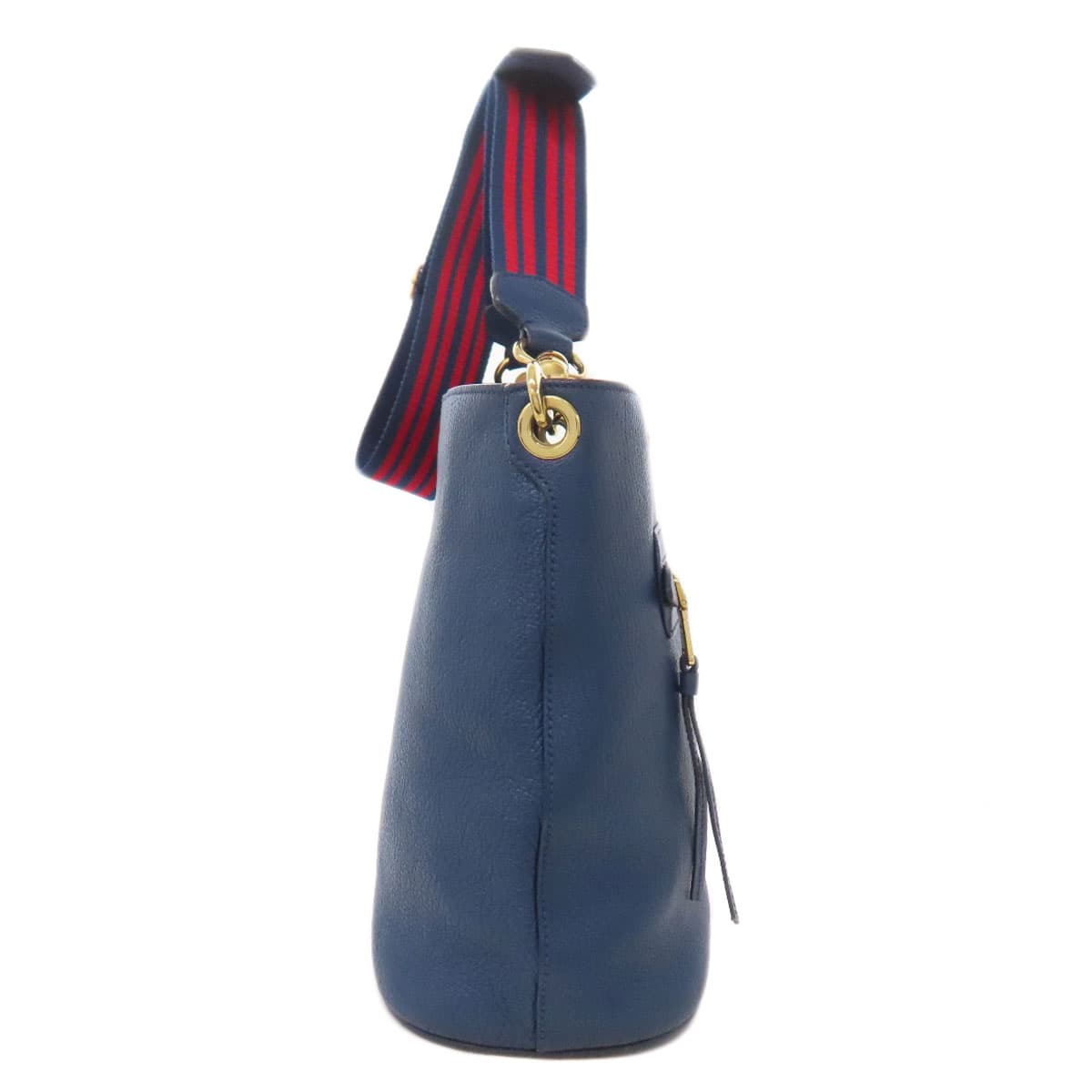 Miu Miu 5BE026 Madras Shoulder Bag Leather Women's [Used] [MIUMIU] 5BE026 3