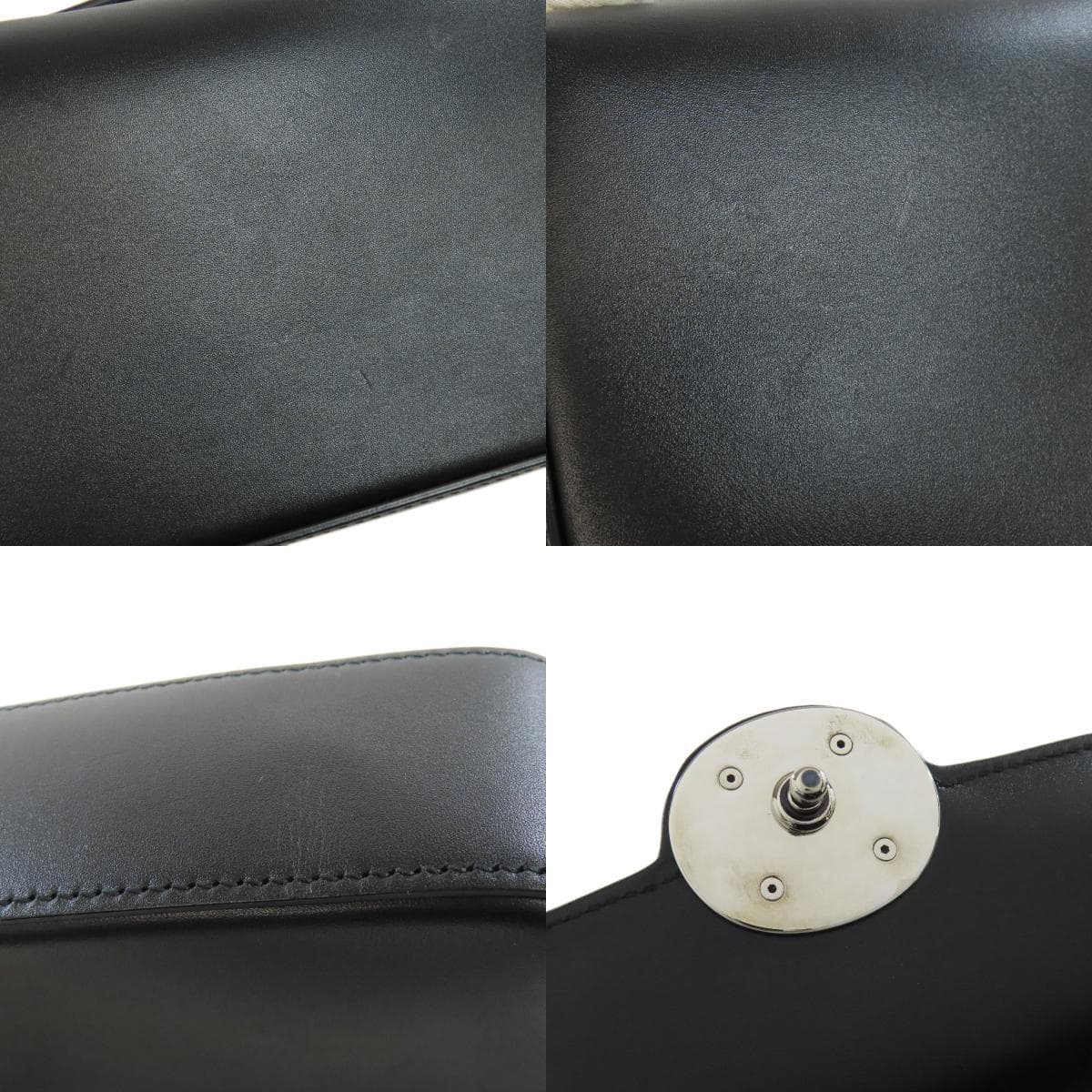 Gucci 739722 Long Shoulder Double G Mini Shoulder Shoulder Bag Leather Women's [Used] [GUCCI] 739722 8