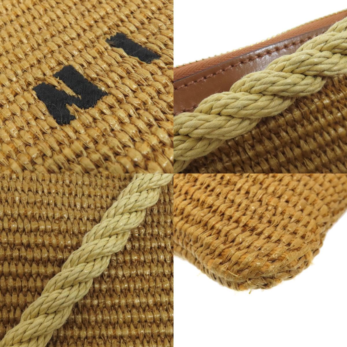 Marni Rope Shoulder Bag Raffia Ladies [Used] [MARNI] 9