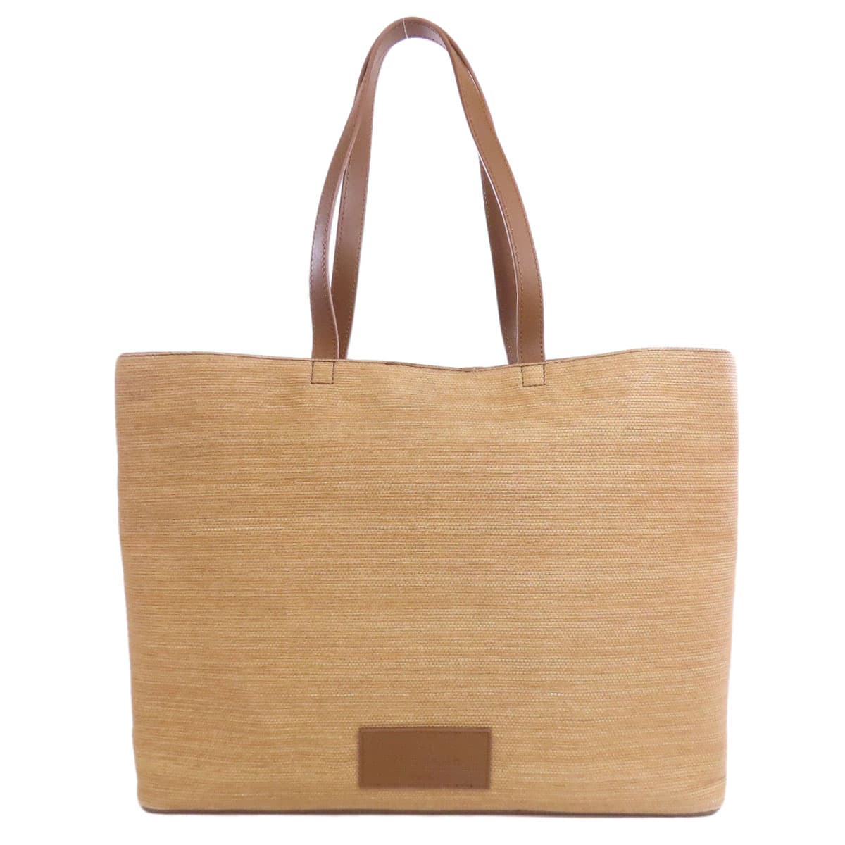 Max Mara Logo Tote Bag Linen Ladies [Used] [MAX MARA]