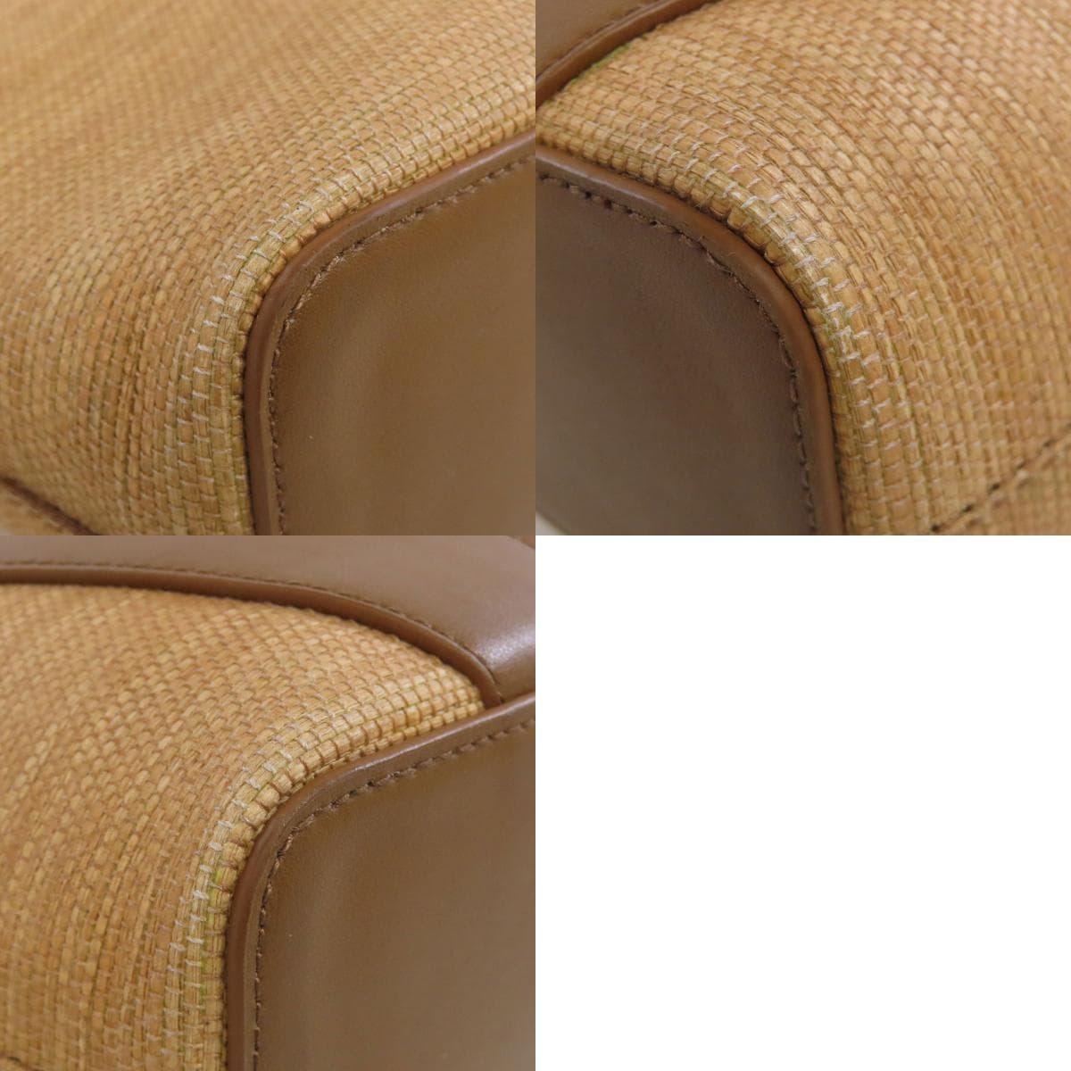 Max Mara Logo Tote Bag Linen Ladies [Used] [MAX MARA] 10