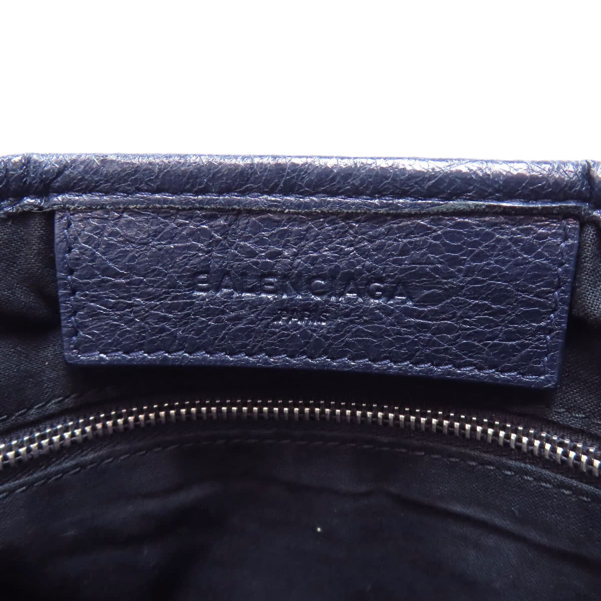 Balenciaga 339933 Navy Cabas Handbag Calf Leather Ladies [Used] [BALENCIAGA] 339933 6