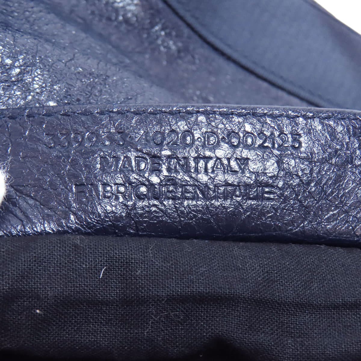 Balenciaga 339933 Navy Cabas Handbag Calf Leather Ladies [Used] [BALENCIAGA] 339933 7