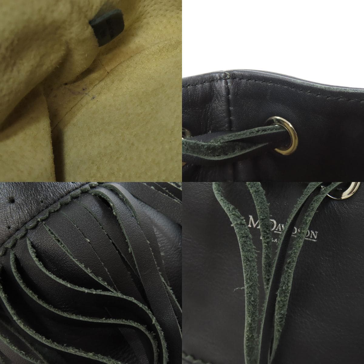 J&M Davidson Fringe Motif 2WAY Shoulder Bag Calf Ladies [Used] [J&M Davidson] 8