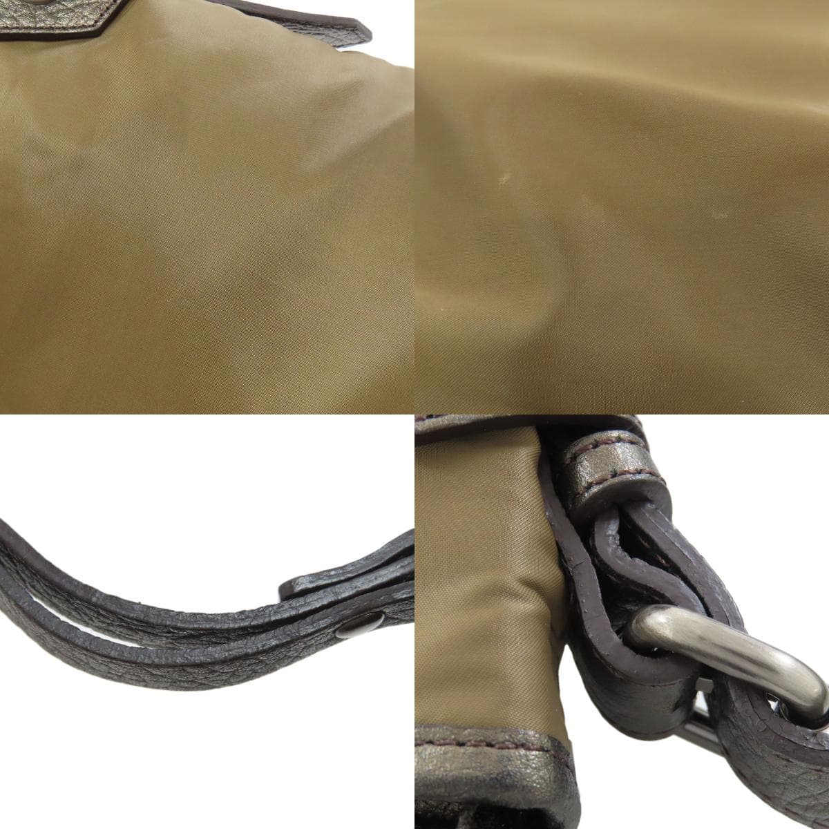 Burberry Logo Shoulder Bag Nylon Material Ladies [Used] [BURBERRY] 8