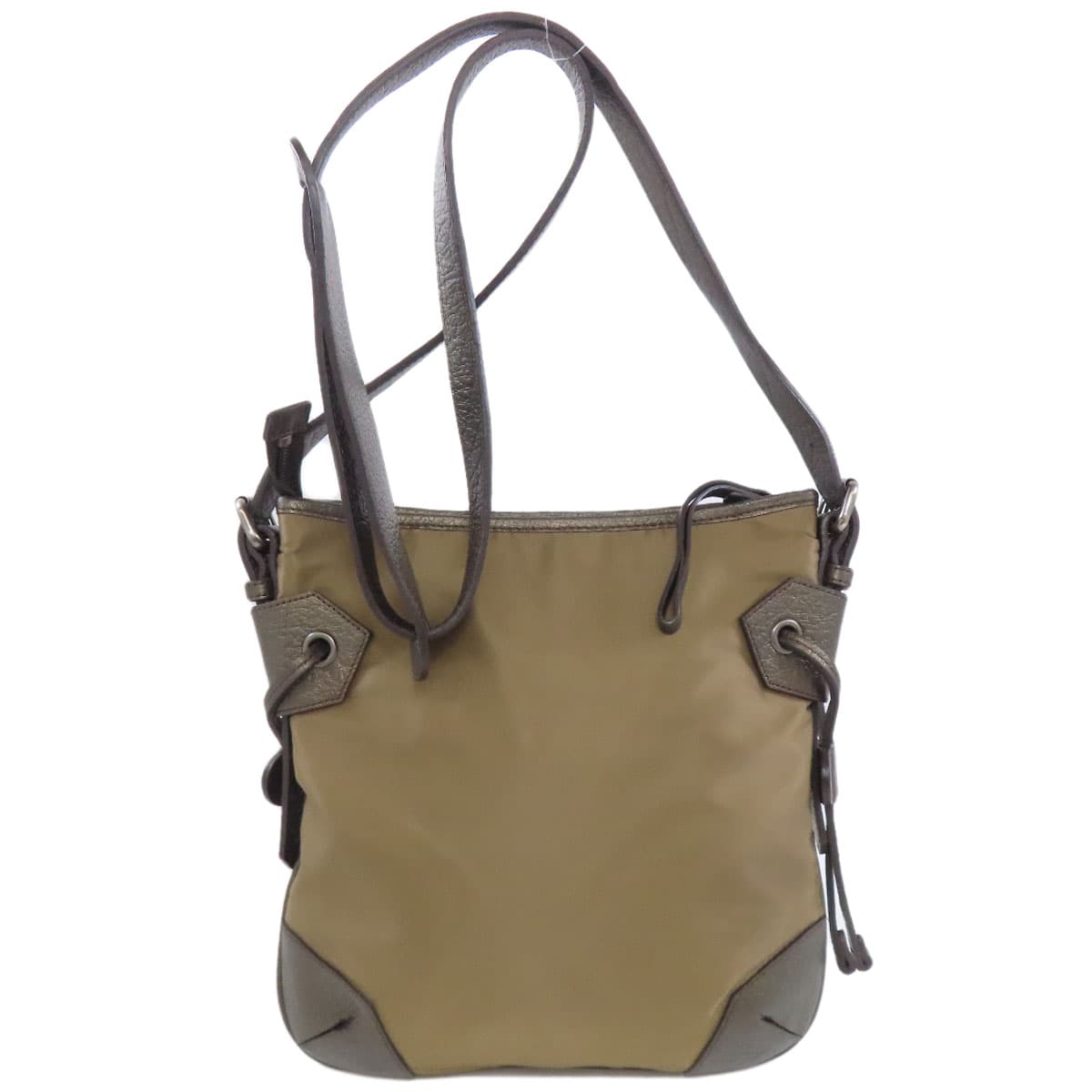 Burberry Logo Shoulder Bag Nylon Material Ladies [Used] [BURBERRY] 2