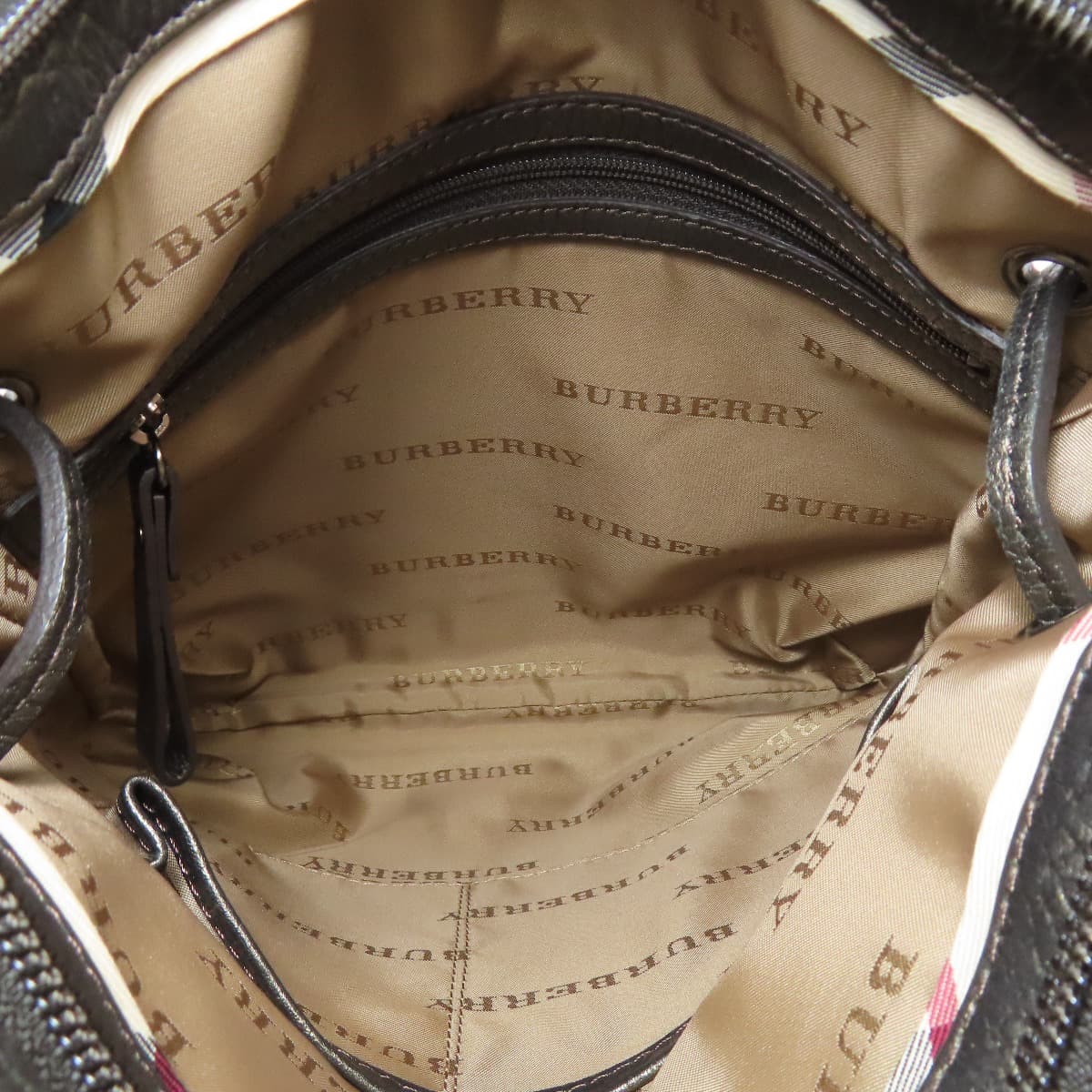 Burberry Logo Shoulder Bag Nylon Material Ladies [Used] [BURBERRY] 5