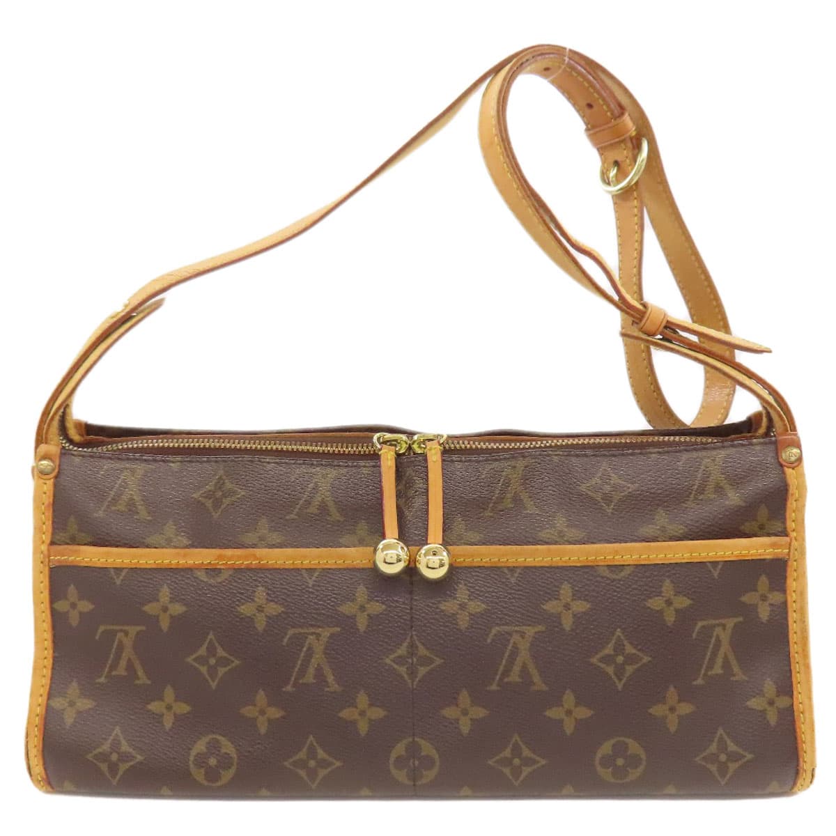 Louis Vuitton M40008 Popincourt Long Shoulder Bag Monogram Canvas for Women [Used] [LOUIS VUITTON] M40008
