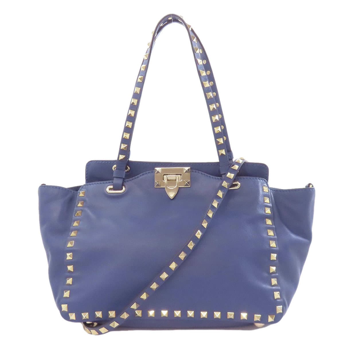 Valentino Studs 2WAY Tote Bag Leather Ladies [Used] [VALENTINO]