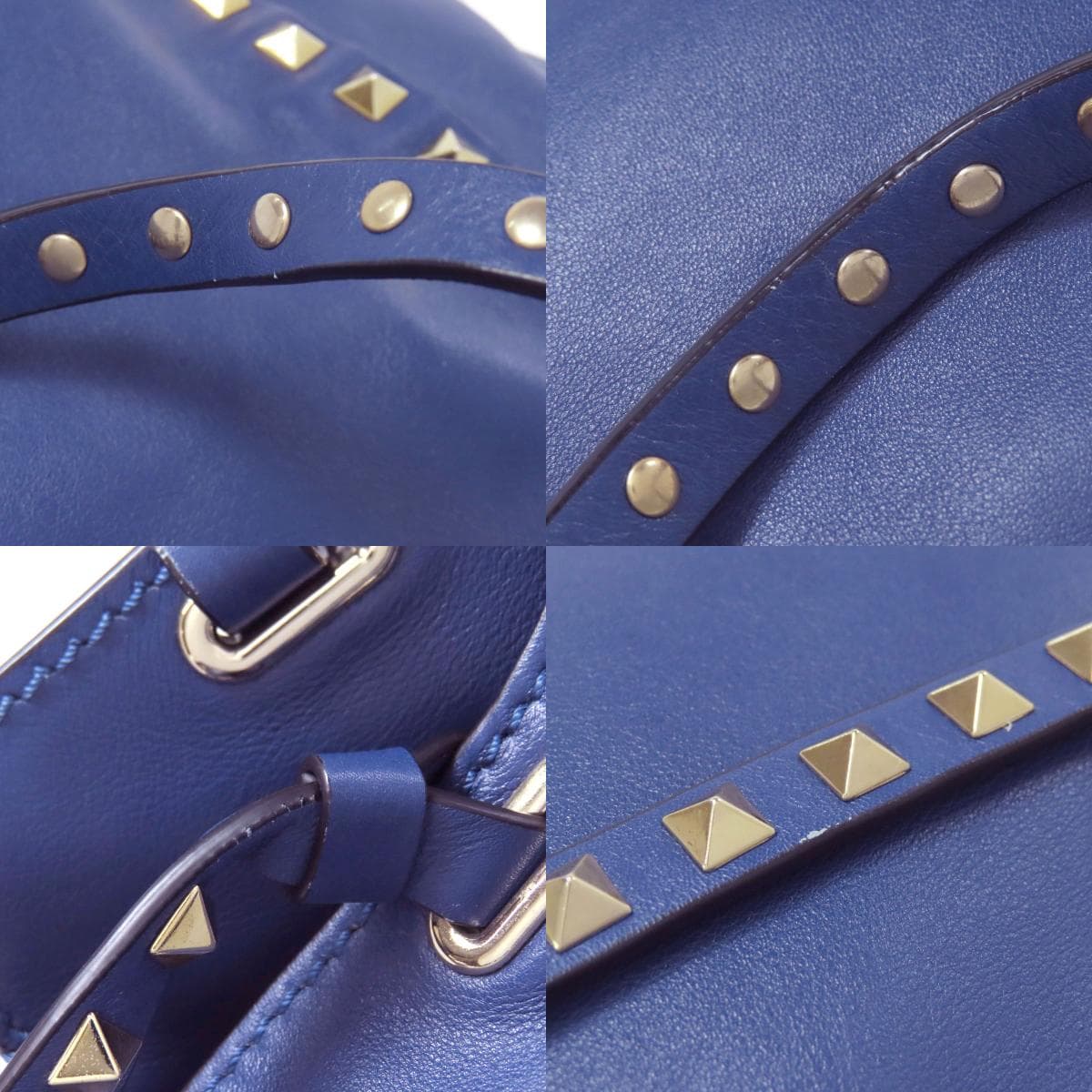 Valentino Studs 2WAY Tote Bag Leather Ladies [Used] [VALENTINO] 8