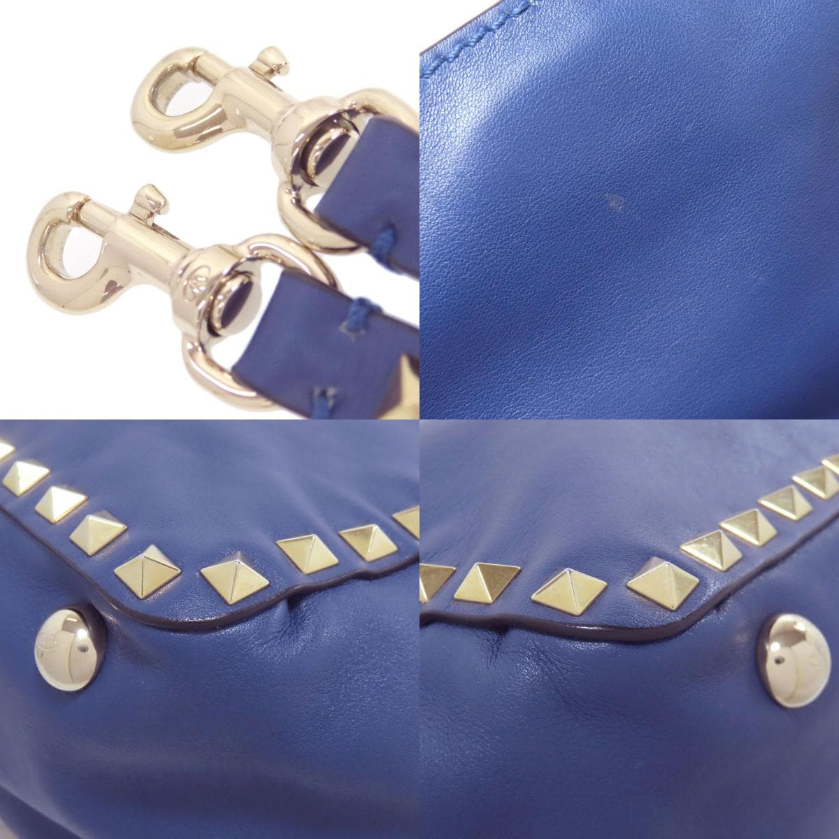 Valentino Studs 2WAY Tote Bag Leather Ladies [Used] [VALENTINO] 9