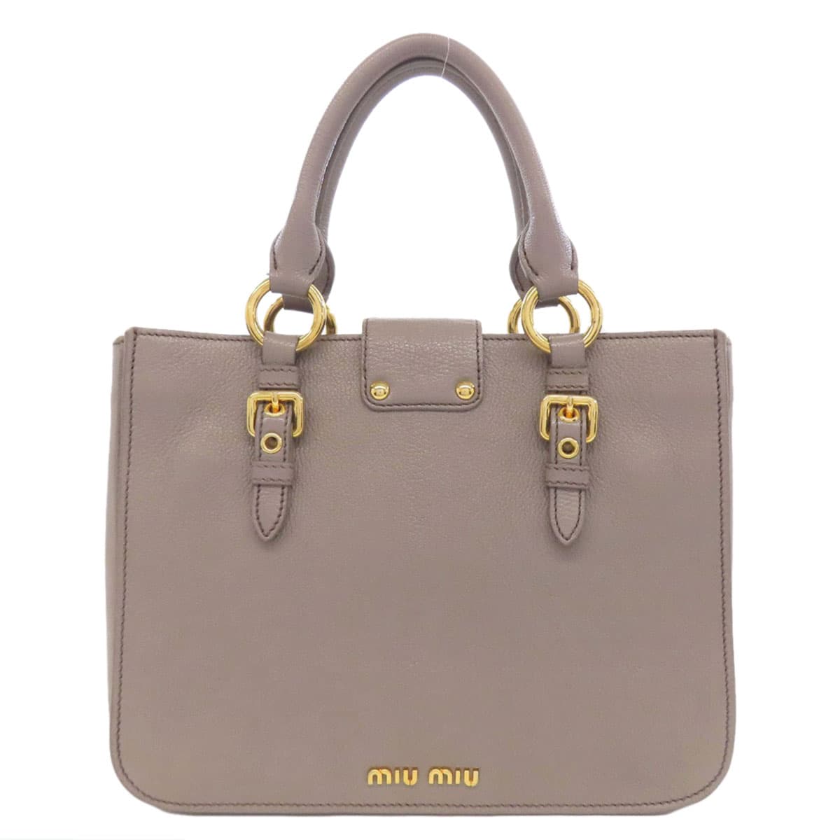 Miu Miu 2WAY Handbag Leather Ladies [Used] [MIUMIU] 2