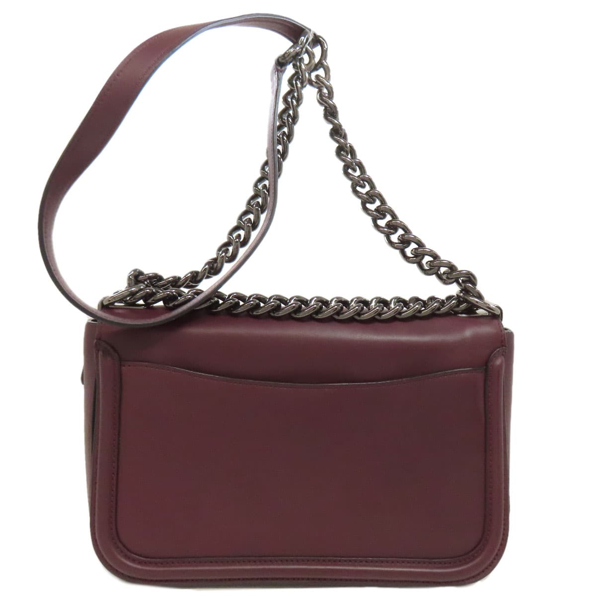 Coach 54640 Logo Shoulder Bag Leather for Women [Used] [COACH] 54640 2