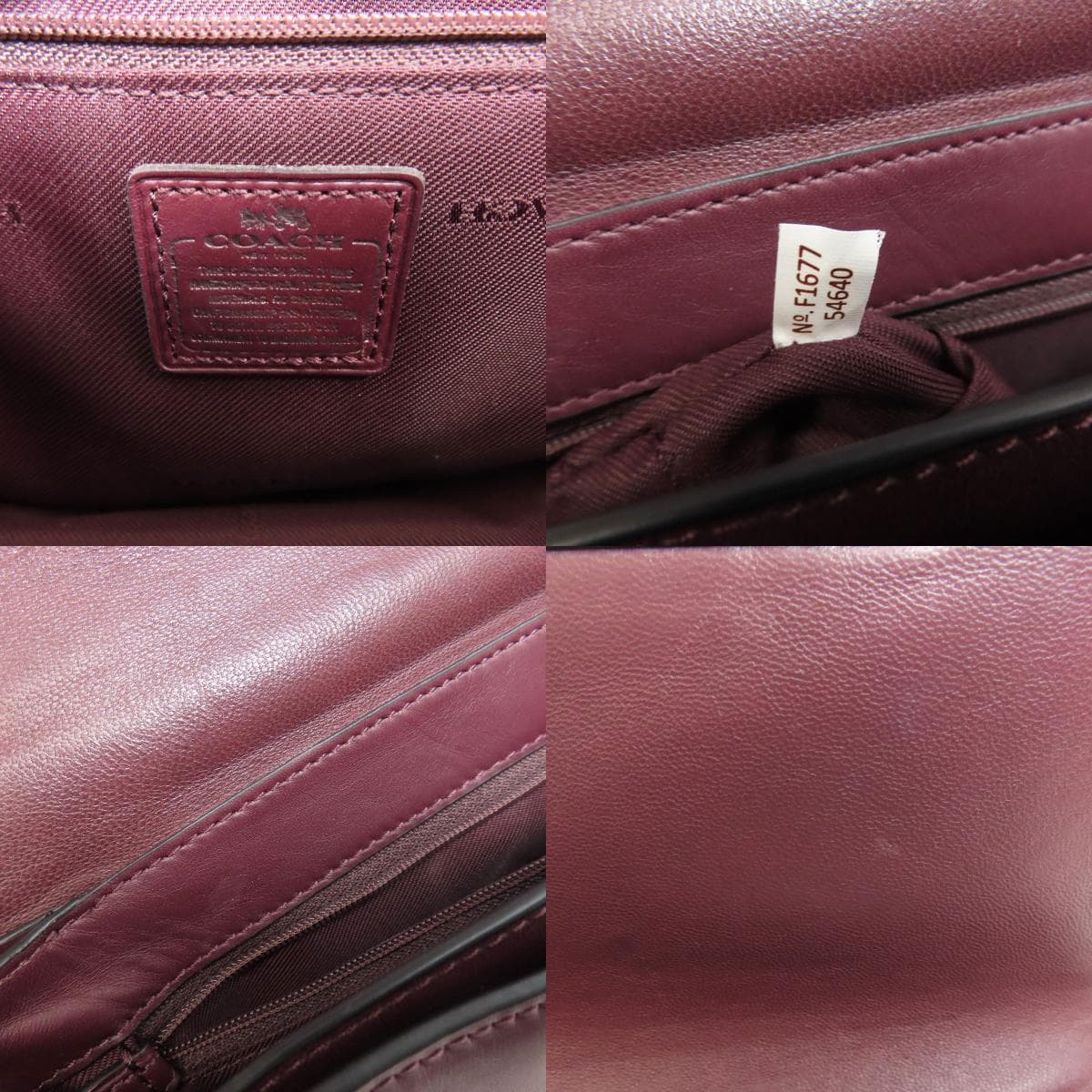 Coach 54640 Logo Shoulder Bag Leather for Women [Used] [COACH] 54640 6