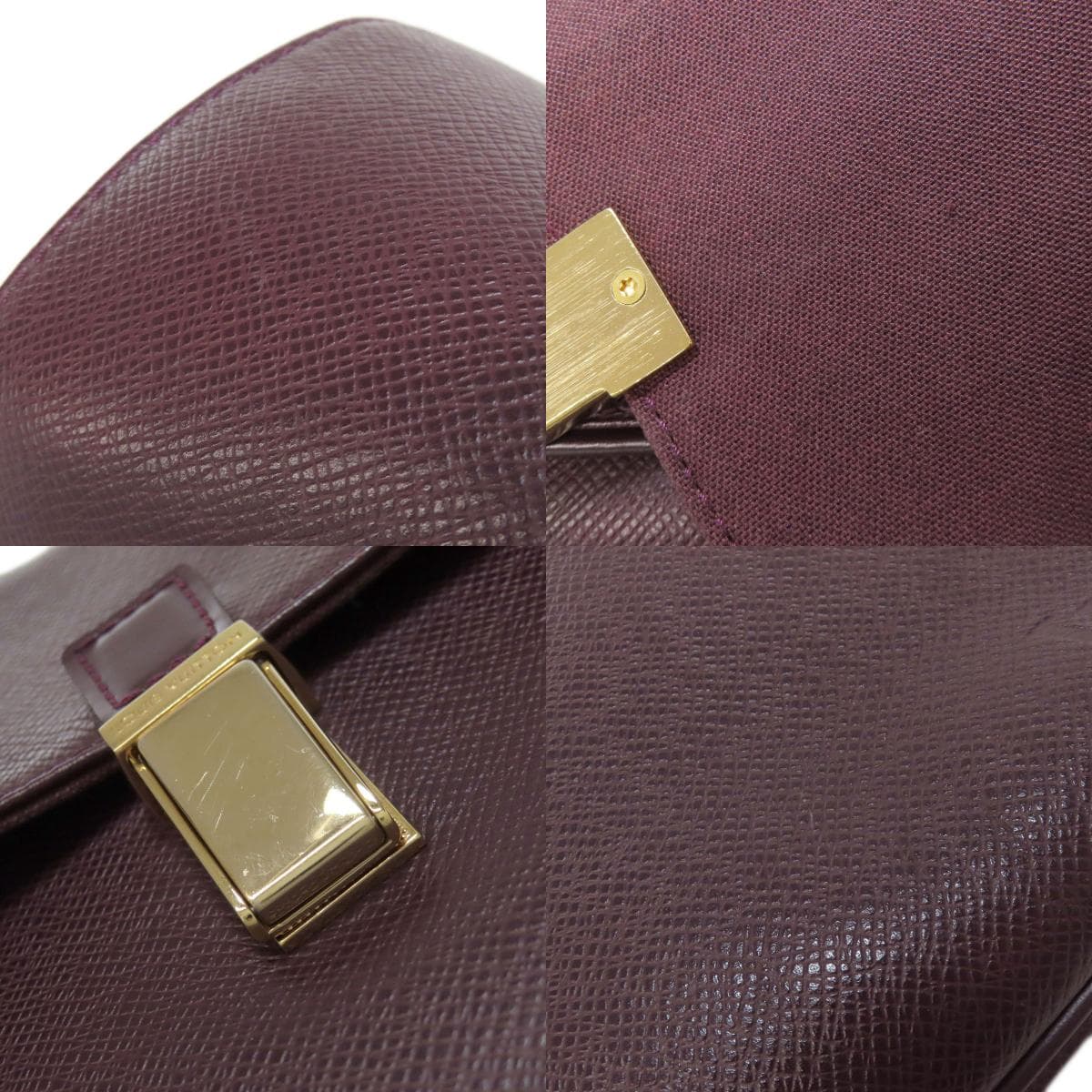 Louis Vuitton M30826 Yalanga Shoulder Bag Taiga Leather for Women [Used] [LOUIS VUITTON] M30826 8