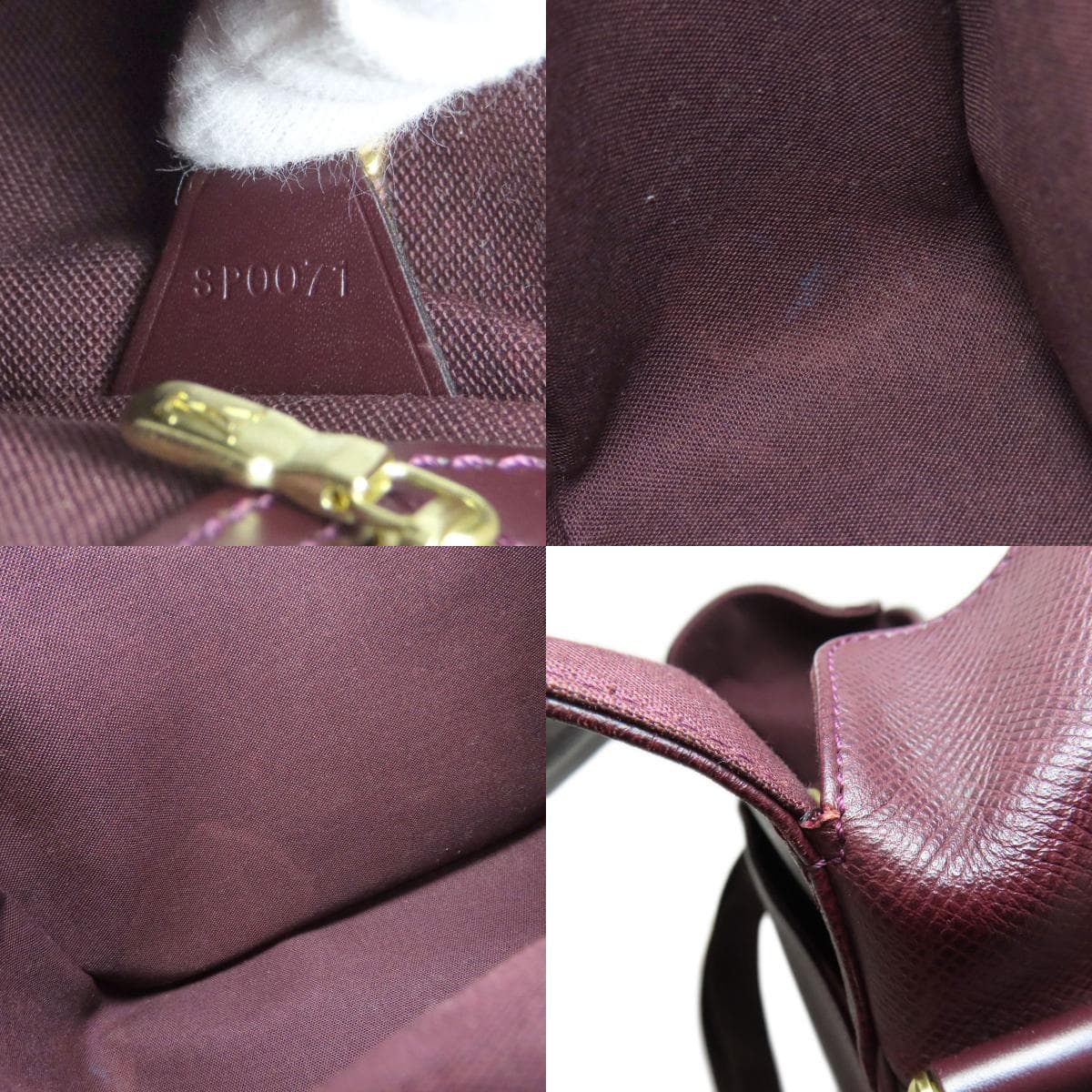 Louis Vuitton M30826 Yalanga Shoulder Bag Taiga Leather for Women [Used] [LOUIS VUITTON] M30826 7