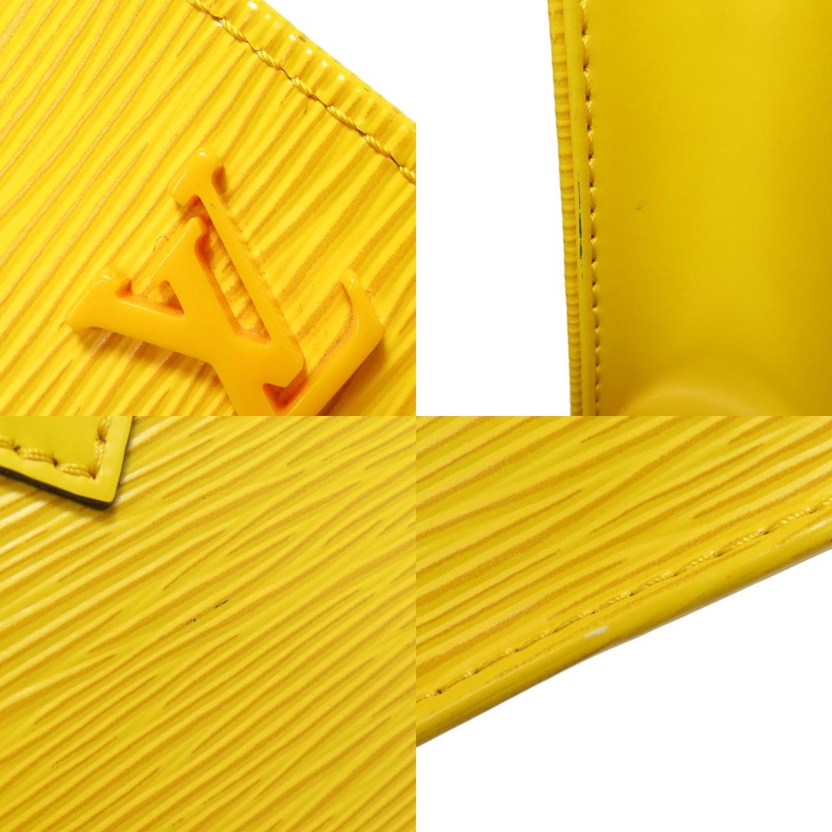 Louis Vuitton M81068 Petit Sac Plat Handbag Epi Leather Women's [Used] [LOUIS VUITTON] M81068 7