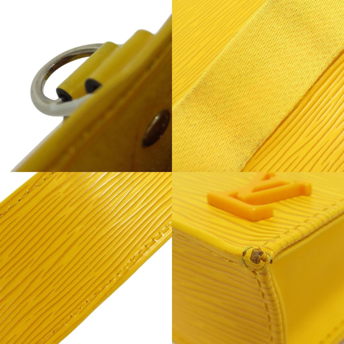 Louis Vuitton M81068 Petit Sac Plat Handbag Epi Leather Women's [Used] [LOUIS VUITTON] M81068 9