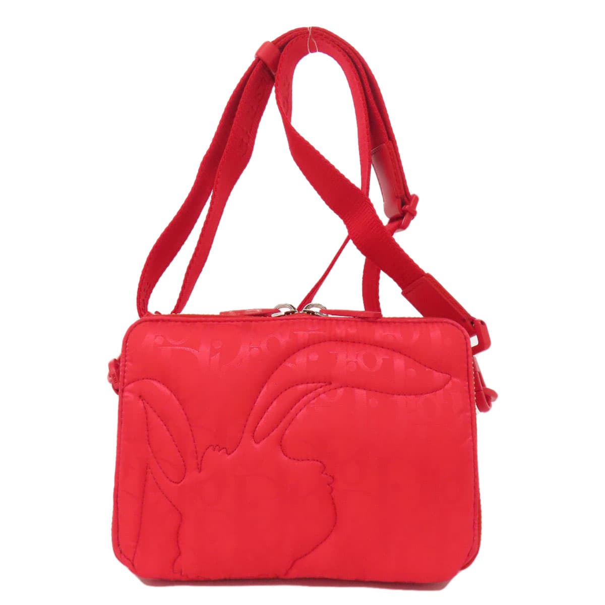 Christian Dior ERL collaboration Trotter pattern Mirage shoulder bag nylon material for women [Used] [CHRISTIAN DIOR]