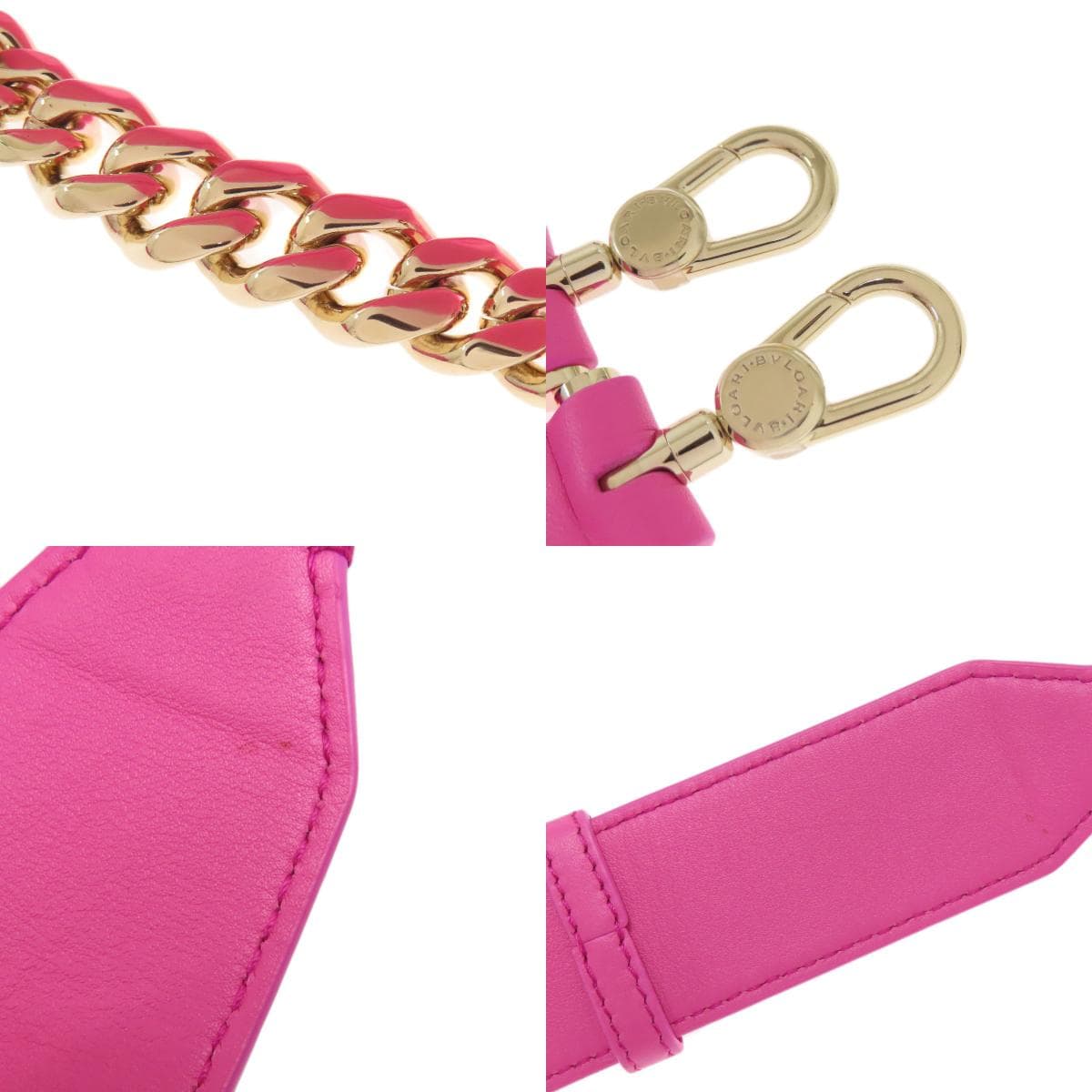 Bulgari Serpenti Cabochon Mini Crossbody 2WAY Handbag Calf Leather Ladies [Used] [BVLGARI] 9