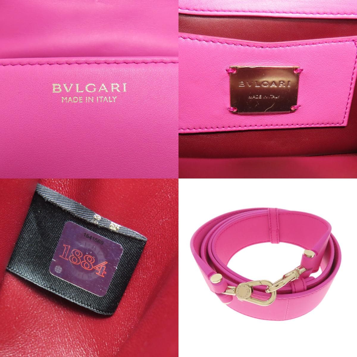 Bulgari Serpenti Cabochon Mini Crossbody 2WAY Handbag Calf Leather Ladies [Used] [BVLGARI] 6