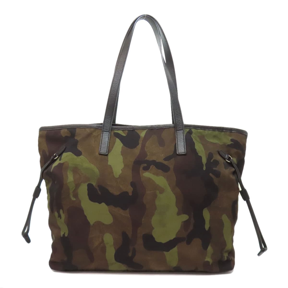 Prada B4001T Camouflage Pattern 2WAY Tote Bag Nylon Material Ladies 【Used】【PRADA】 B4001T 2