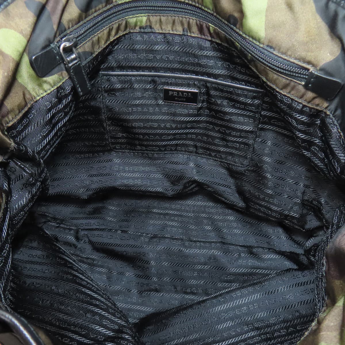 Prada B4001T Camouflage Pattern 2WAY Tote Bag Nylon Material Ladies 【Used】【PRADA】 B4001T 5