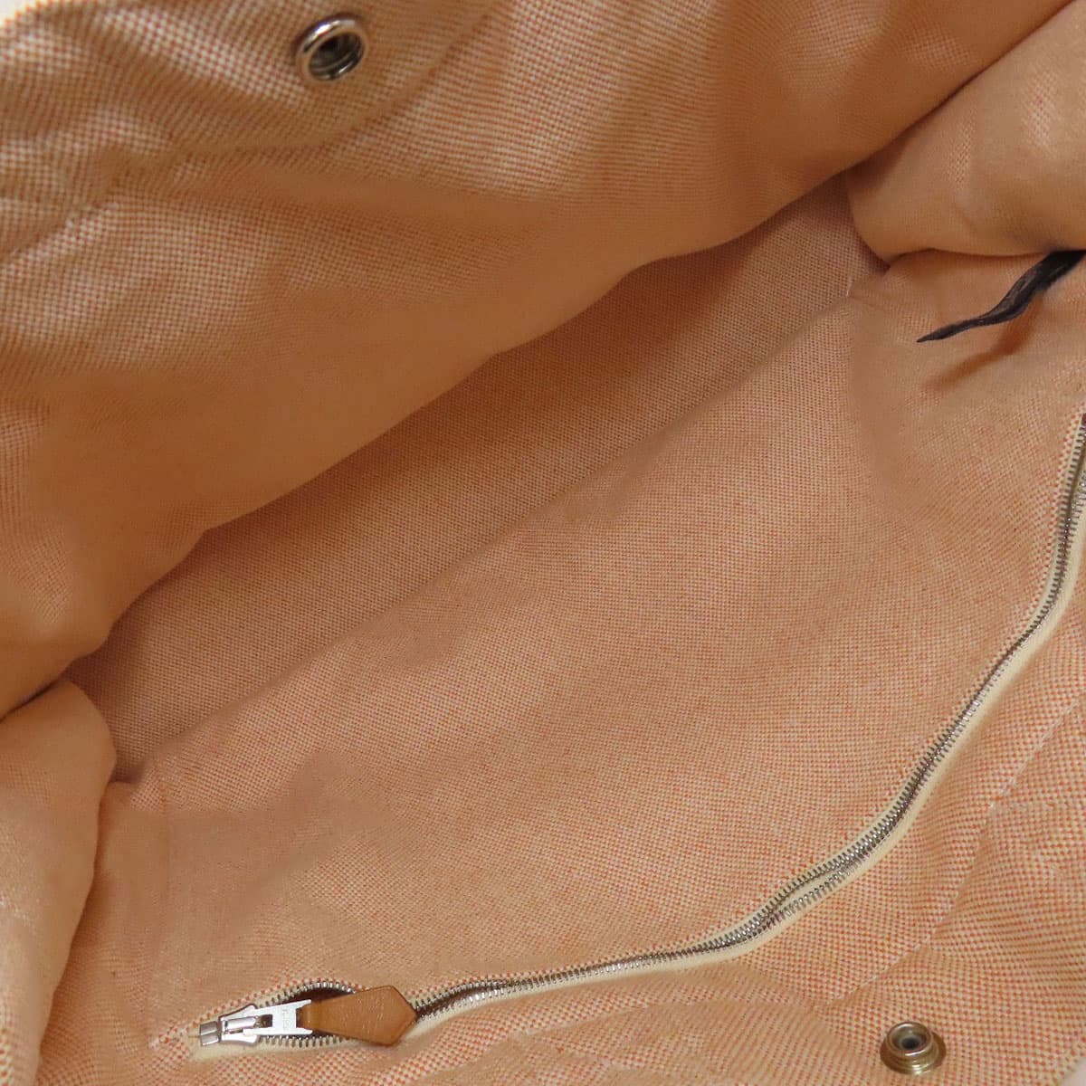 Hermes New Falto MM Handbag Canvas Ladies [Used] [HERMES] 5