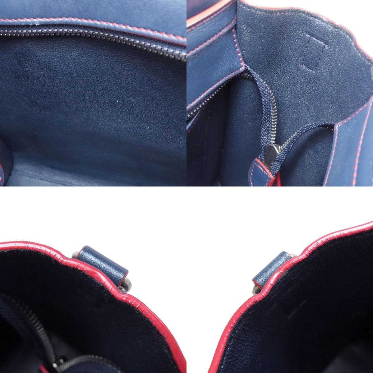 Celine Luggage Nano 2WAY Handbag Calf Leather for Women [Used] [CELINE] 5