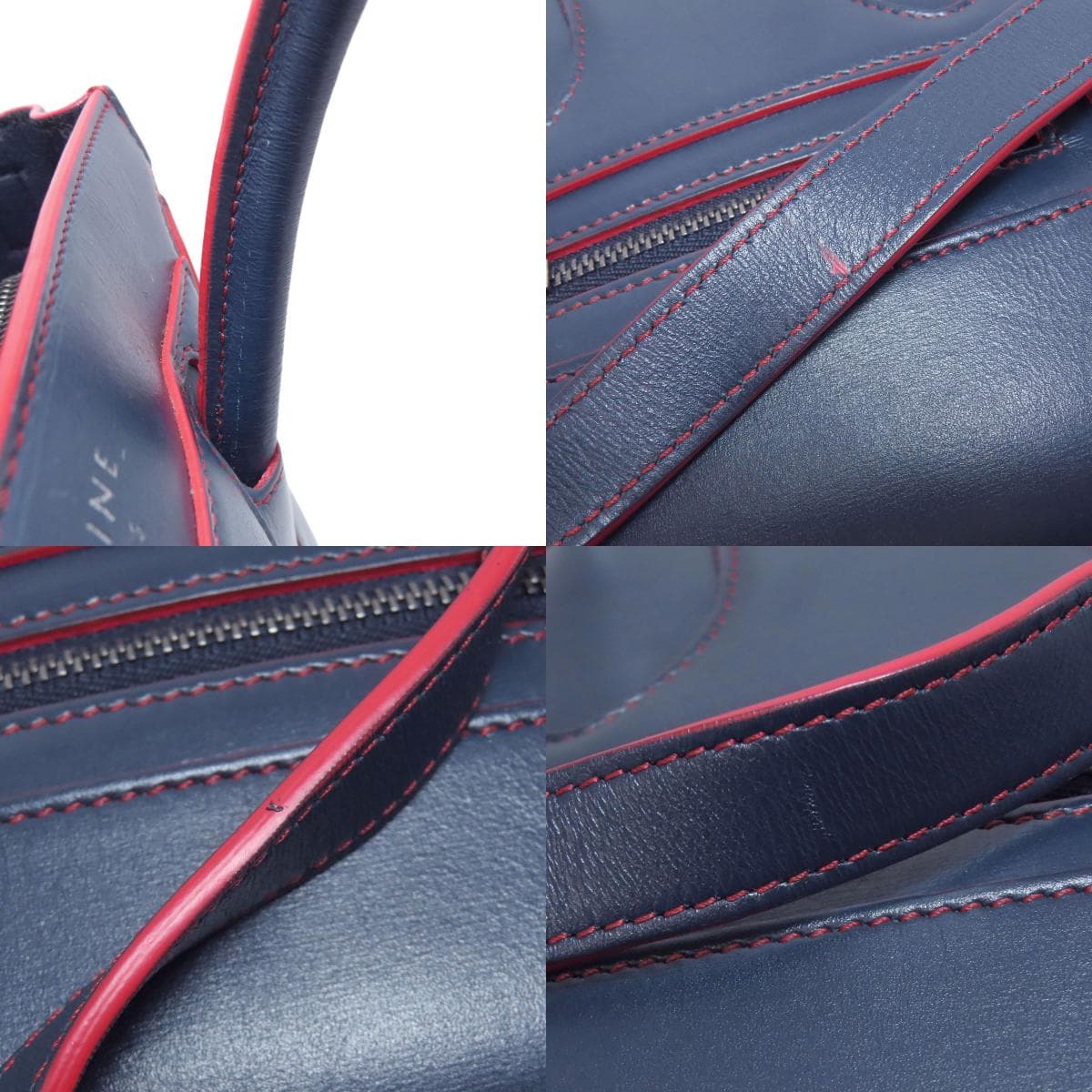 Celine Luggage Nano 2WAY Handbag Calf Leather for Women [Used] [CELINE] 8