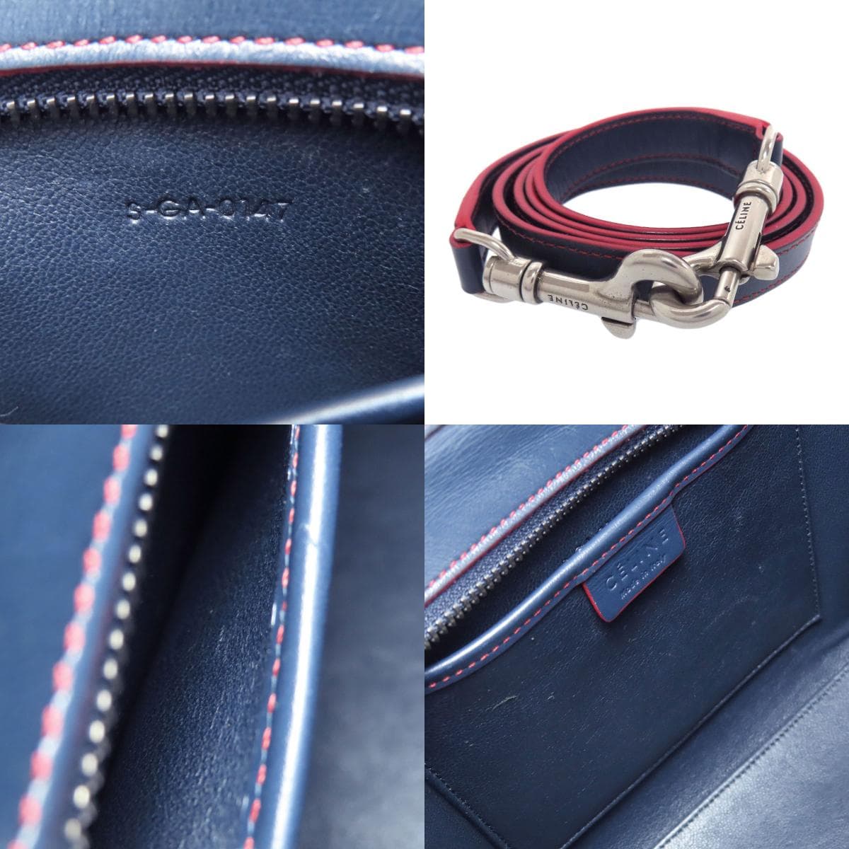 Celine Luggage Nano 2WAY Handbag Calf Leather for Women [Used] [CELINE] 4