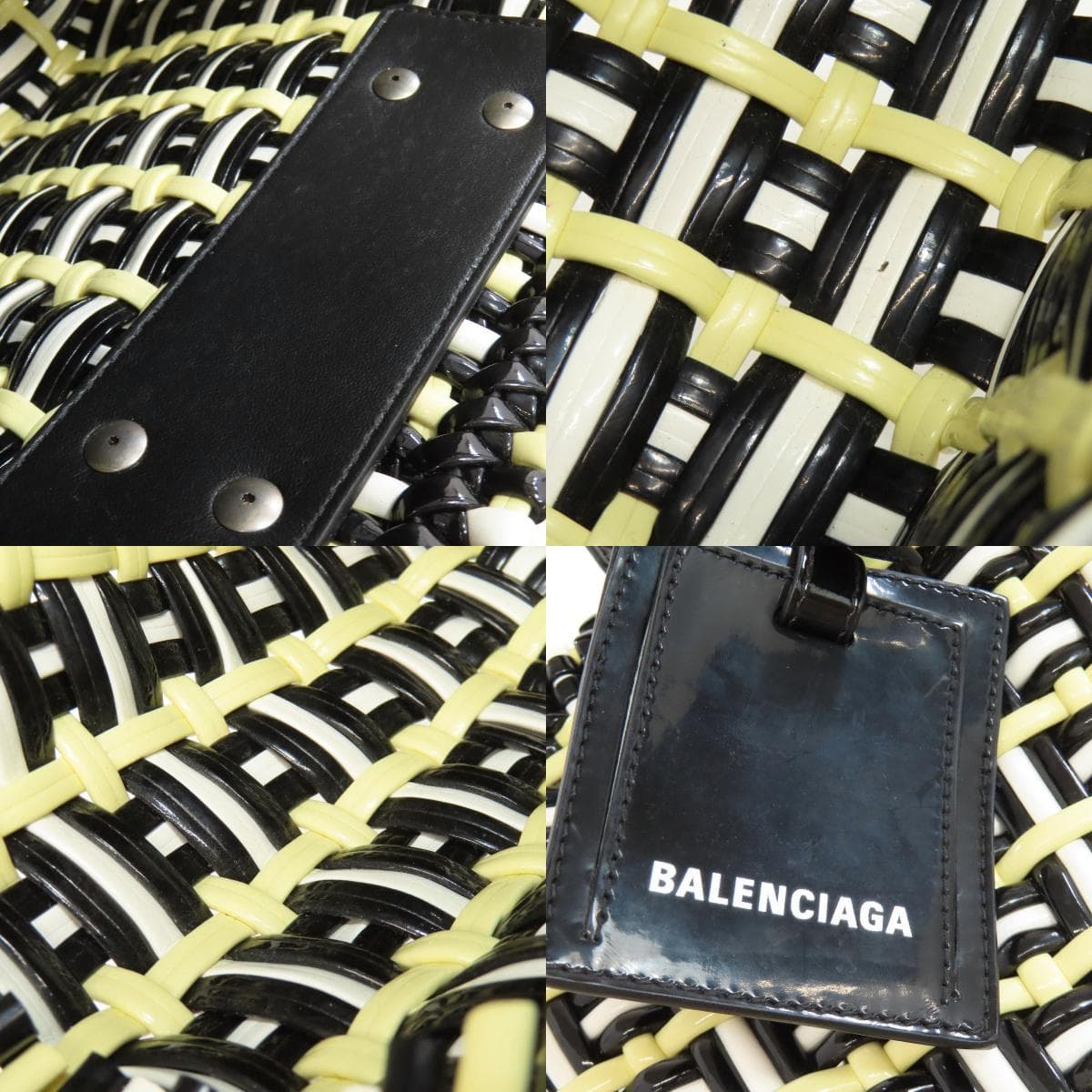Balenciaga 671342 Bistro XS 2WAY Handbag Enamel Ladies [Used] [BALENCIAGA] 671342 7