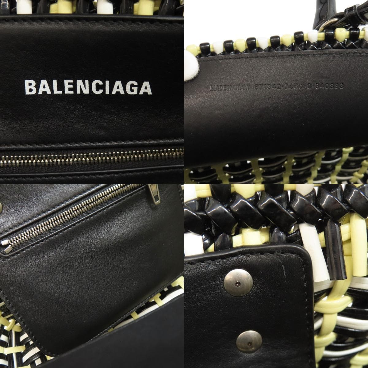 Balenciaga 671342 Bistro XS 2WAY Handbag Enamel Ladies [Used] [BALENCIAGA] 671342 6
