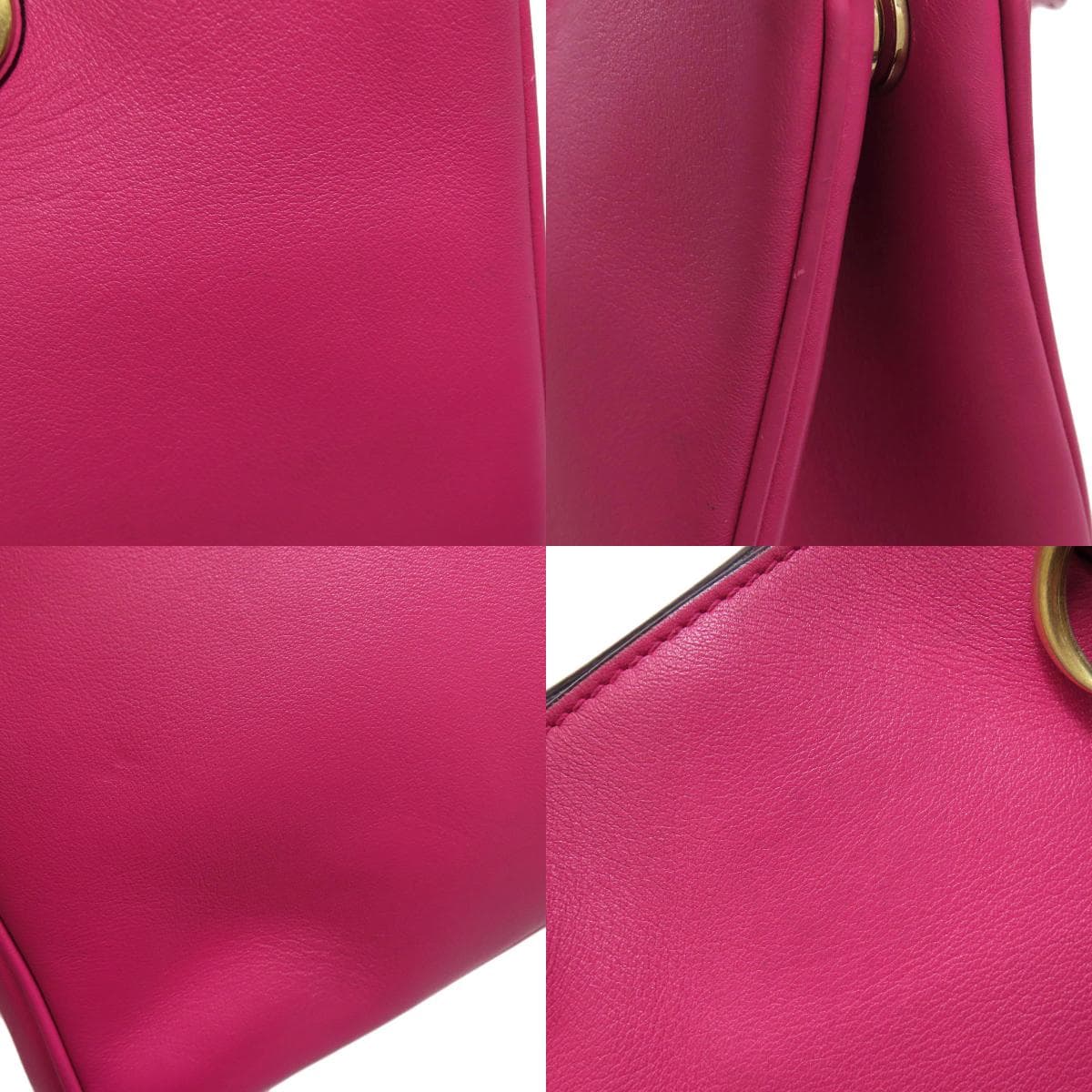 Christian Dior 2WAY Handbag Calf Leather Ladies [Used] [CHRISTIAN DIOR] 7