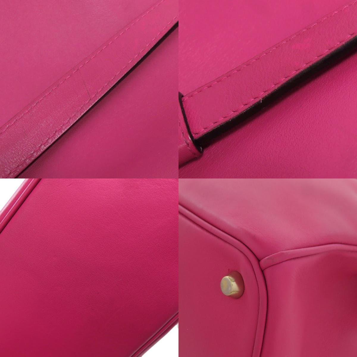 Christian Dior 2WAY Handbag Calf Leather Ladies [Used] [CHRISTIAN DIOR] 9