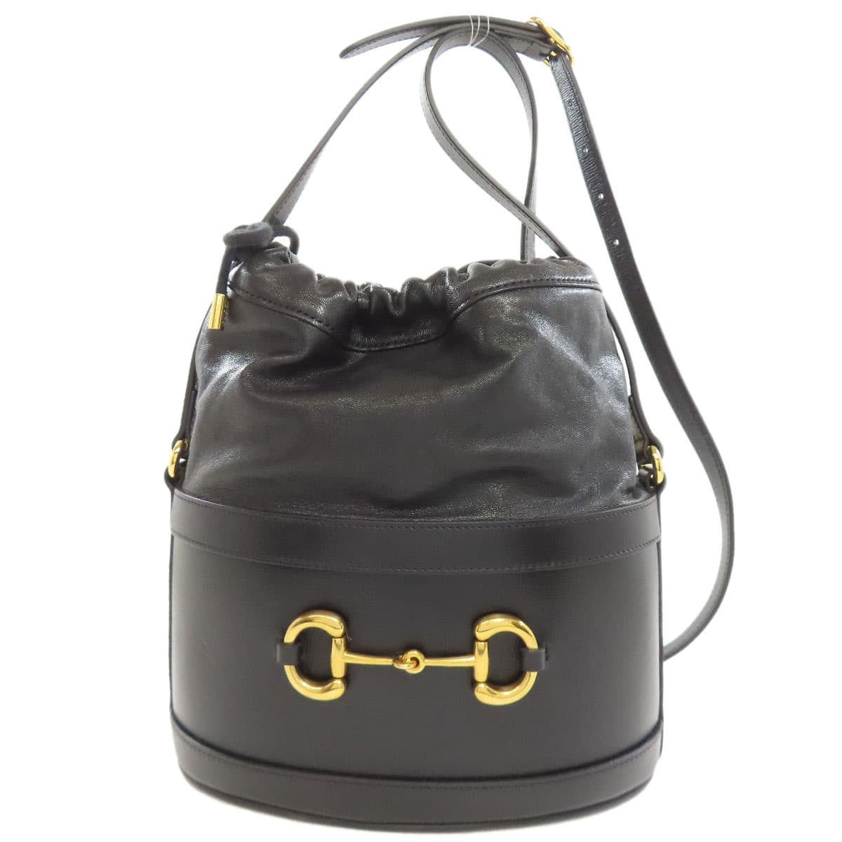 Gucci 602118 Horsebit Bucket Bag Tote Bag Leather Ladies [Used] [GUCCI] 602118