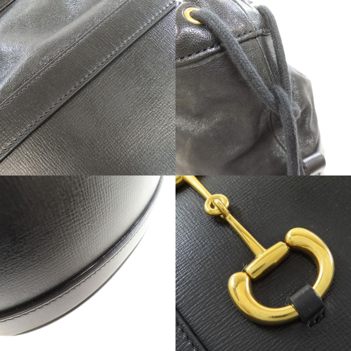 Gucci 602118 Horsebit Bucket Bag Tote Bag Leather Ladies [Used] [GUCCI] 602118 9