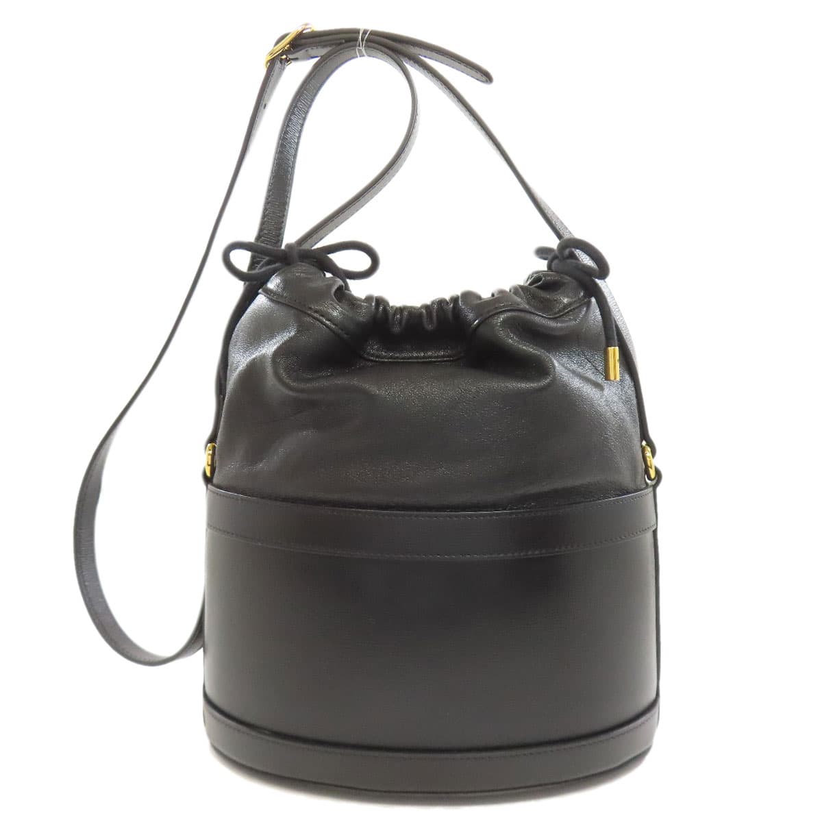 Gucci 602118 Horsebit Bucket Bag Tote Bag Leather Ladies [Used] [GUCCI] 602118 2