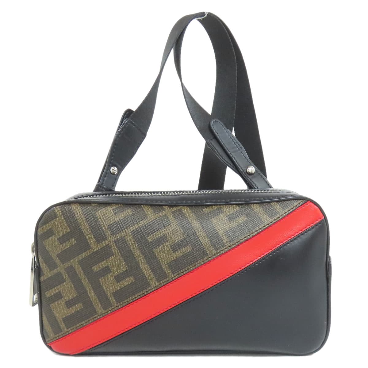 Fendi Camera Bag Diagonal Shoulder Bag PVC/Calf Leather for Women [Used] [FENDI]