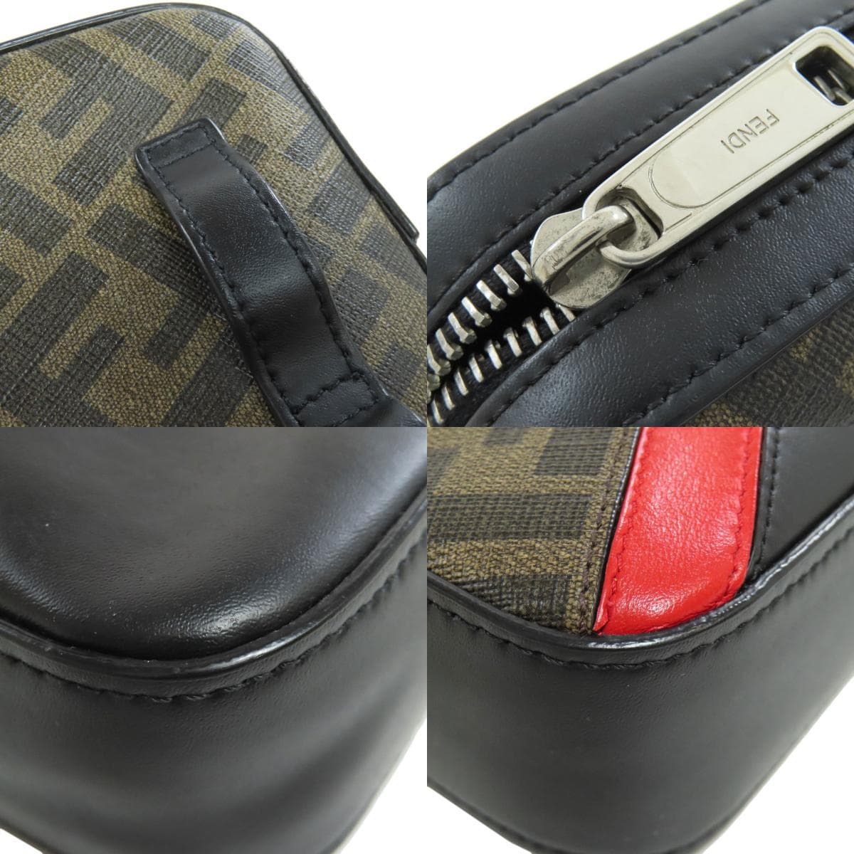 Fendi Camera Bag Diagonal Shoulder Bag PVC/Calf Leather for Women [Used] [FENDI] 9