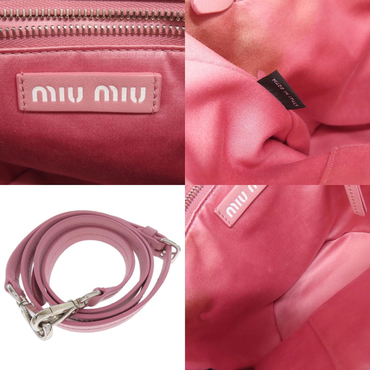 Miu Miu 2WAY Handbag Calf Leather Ladies [Used] [MIUMIU] 6