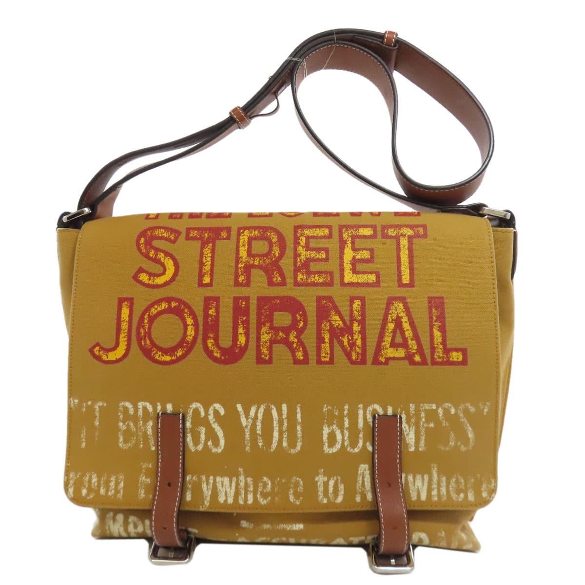 Loewe messenger bag shoulder bag canvas/calf for women [used] [LOEWE]